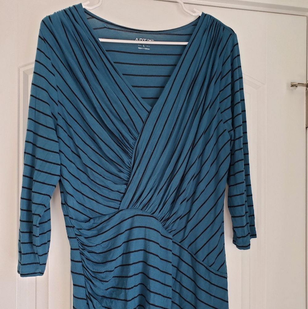 Rouched side blouse